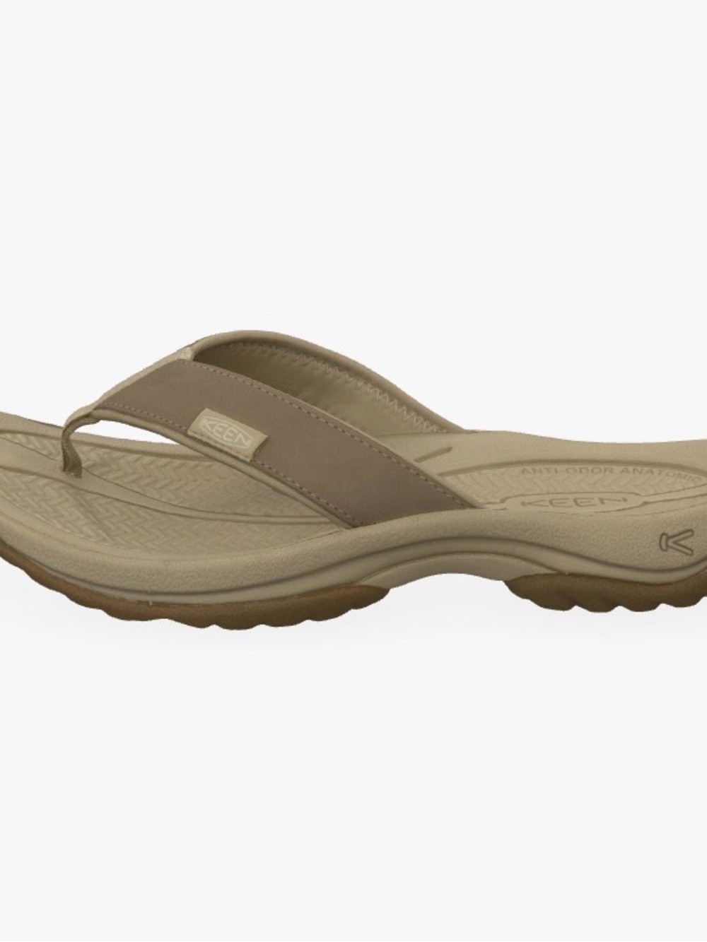 KEEN NWT women’s Brindle/Birch color Comfort Kona Flip Sandal - 7